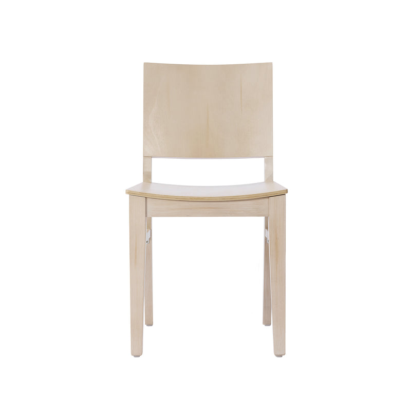 Commercial Ant Wht Wood Chair