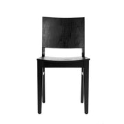 Commercial Black Wood Chair