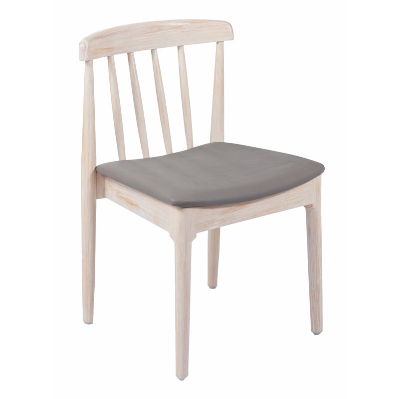 WH/BGE Vinyl Seat Dining Chair