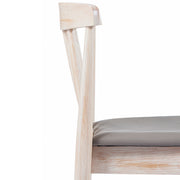 WH/BGE Vinyl Seat Dining Chair