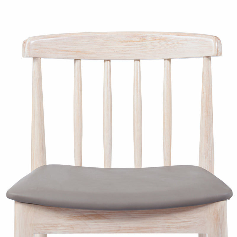 WH/BGE Vinyl Seat Dining Chair