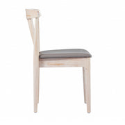 WH/BGE Vinyl Seat Dining Chair
