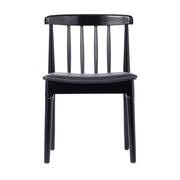 BK/BK Vinyl Seat Dining Chair