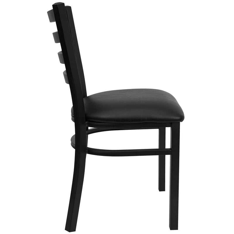 36SQ BK Table-BK VYL Seat