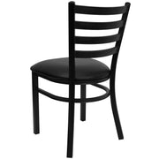 36SQ BK Table-BK VYL Seat
