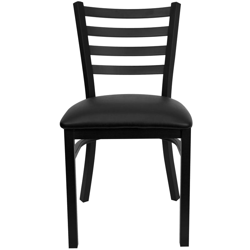 Black Ladder Chair-Black Seat