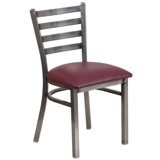 Clear Ladder Chair-Burg Seat