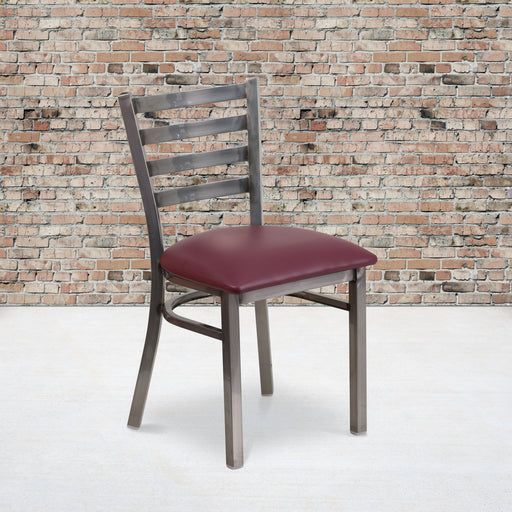 Clear Ladder Chair-Burg Seat