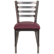 Clear Ladder Chair-Burg Seat