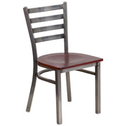 Clear Ladder Chair-Mah Seat