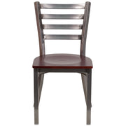 Clear Ladder Chair-Mah Seat