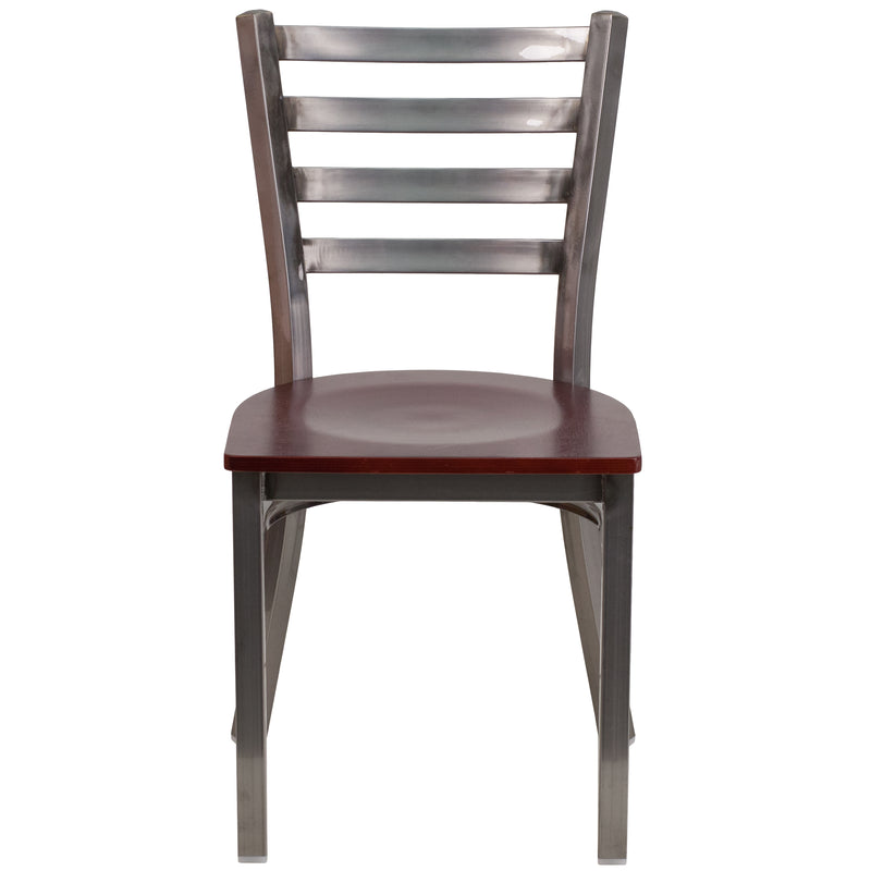 Clear Ladder Chair-Mah Seat