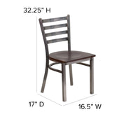Clear Ladder Chair-Wal Seat