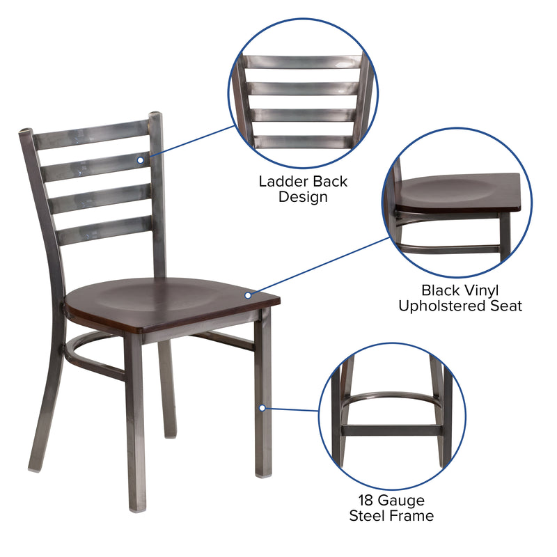 Clear Ladder Chair-Wal Seat