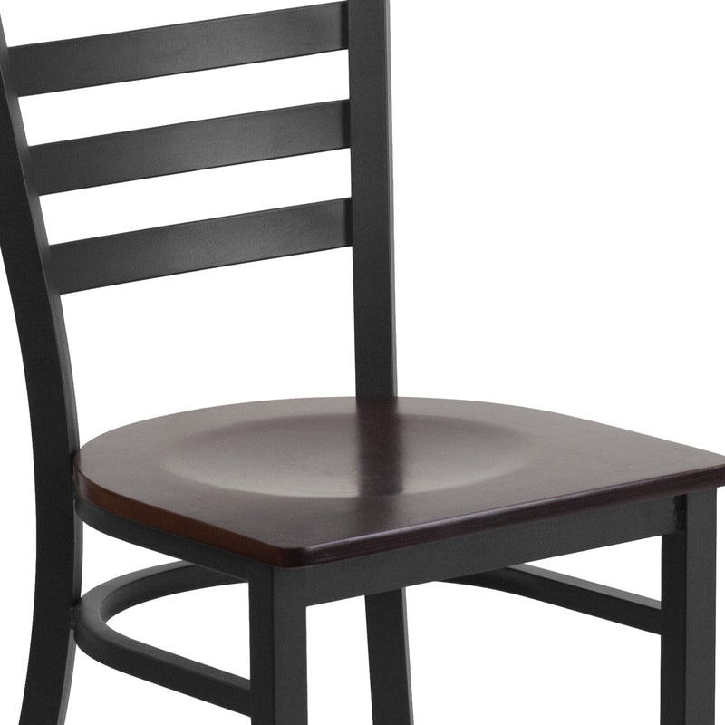 Black Ladder Chair-Wal Seat