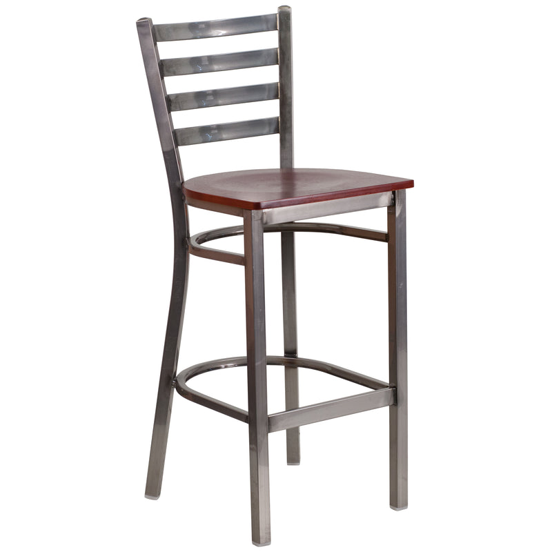 Clear Ladder Stool-Mah Seat