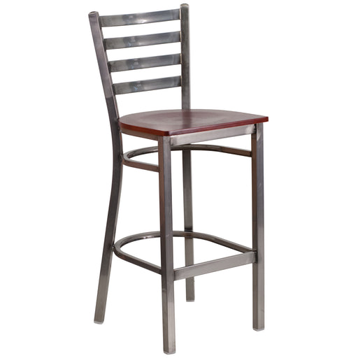 Clear Ladder Stool-Mah Seat