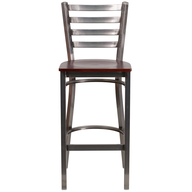 Clear Ladder Stool-Mah Seat