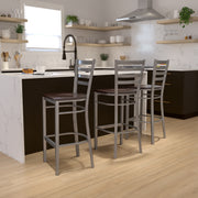 Clear Ladder Stool-Wal Seat