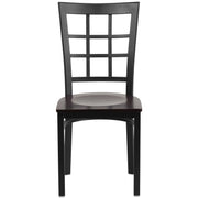 Black Window Chair-Wal Seat