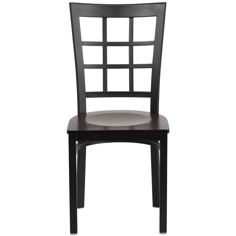 Black Window Chair-Wal Seat