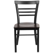 Black Ladder Chair-Wal Seat