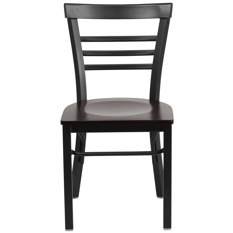 Black Ladder Chair-Wal Seat