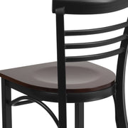 Black Ladder Chair-Wal Seat