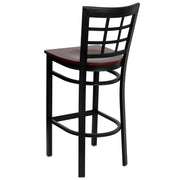 Black Window Stool-Mah Seat