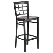 Black Window Stool-Wal Seat