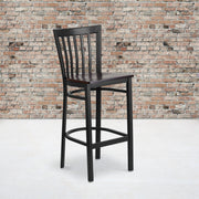 Black School Stool-Wal Seat