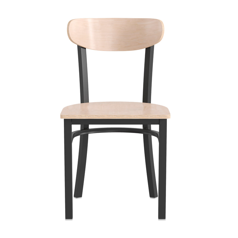 Natural Wood Seat Dining Chair