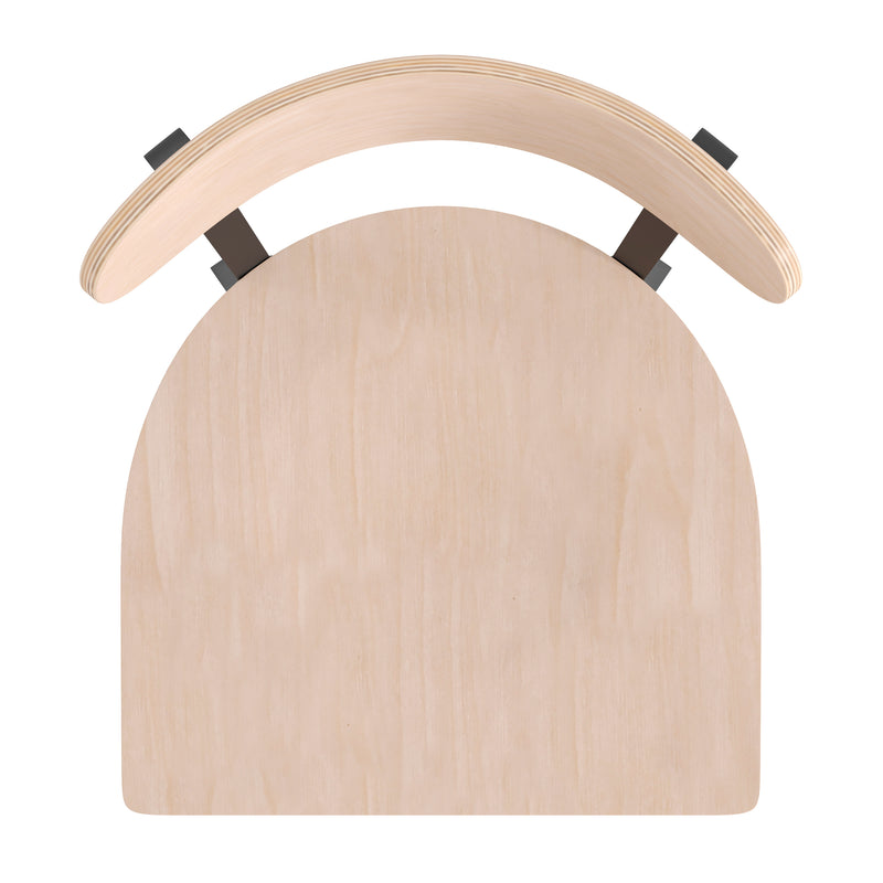 Natural Wood Seat Dining Chair