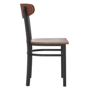 Walnut Wood Seat Dining Chair