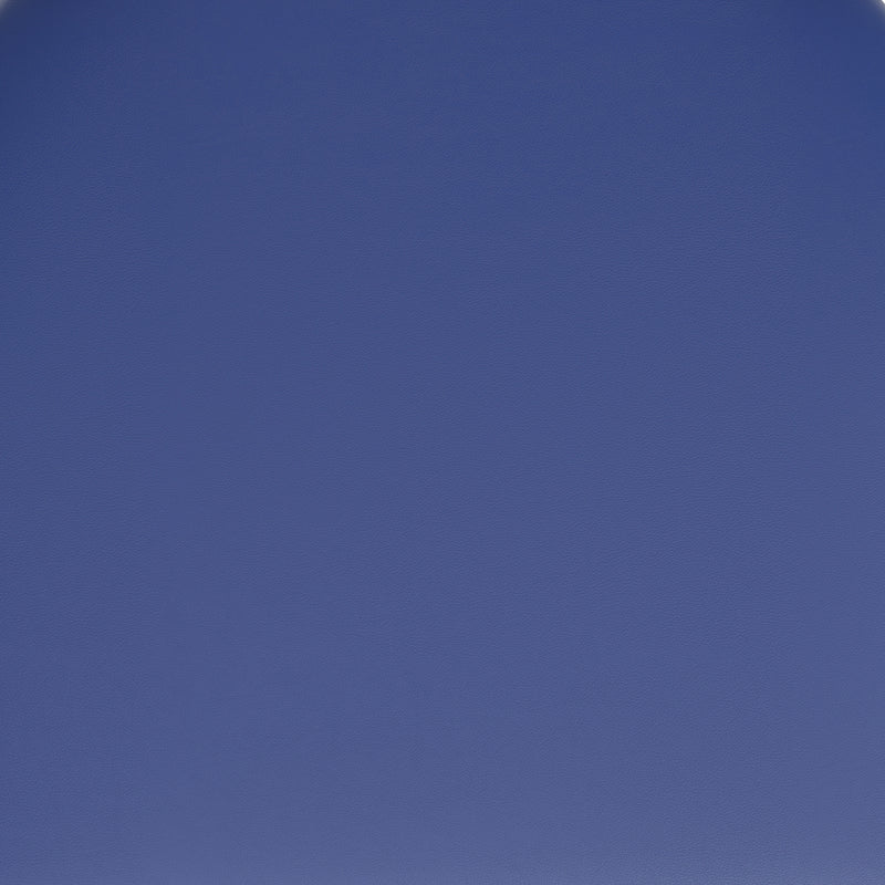 Blue Vinyl/Wood Back Chair