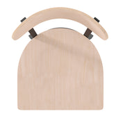 Natural Metal & Wood Barstool