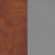 Gray Vinyl/Wood Back Barstool