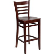 Mahogany Wood Stool