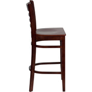 Mahogany Wood Stool