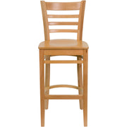 Natural Wood Stool