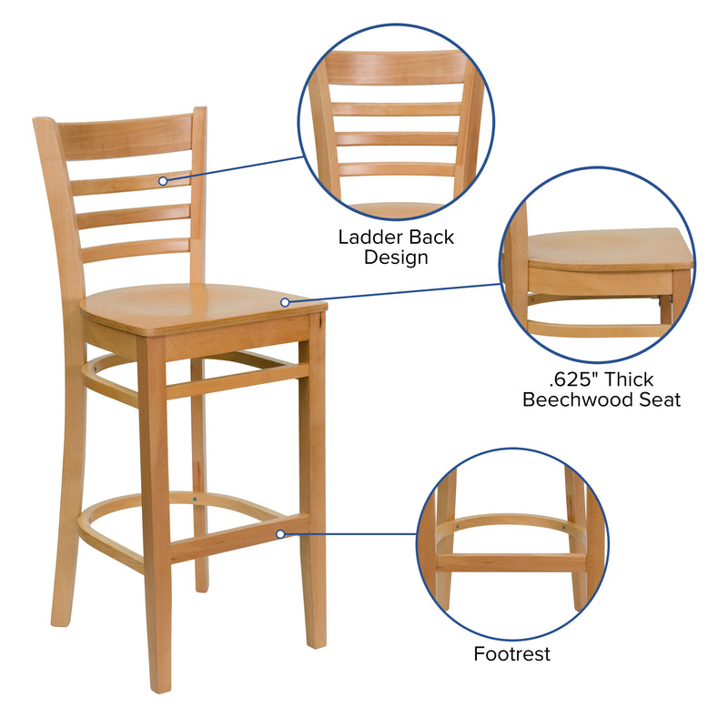 Natural Wood Stool