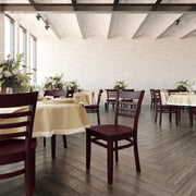 Mahogany Wood Dining Chair
