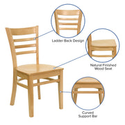 Natural Wood Dining Chair