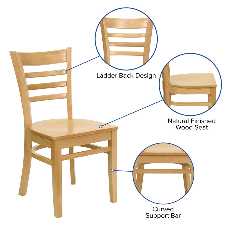 Natural Wood Dining Chair