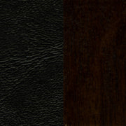 Walnut Wood Chair-Blk Vinyl