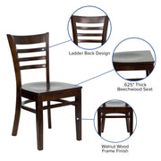Walnut Wood Dining Chair