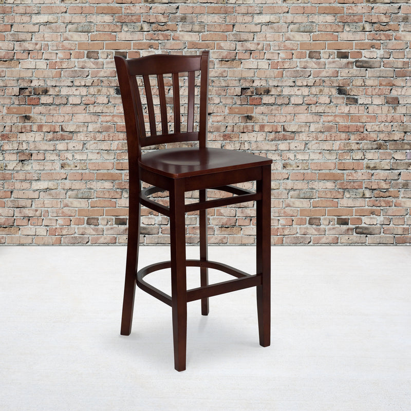 Mahogany Wood Stool