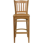 Natural Wood Stool