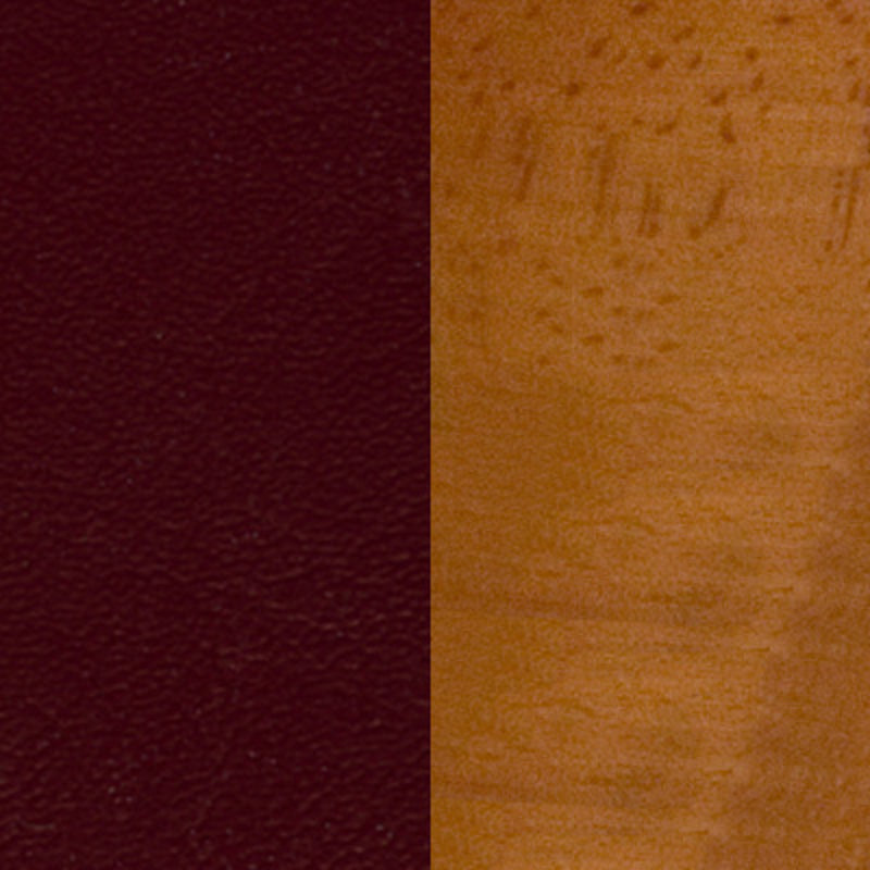 Cherry Wood Chair-Burg Vinyl