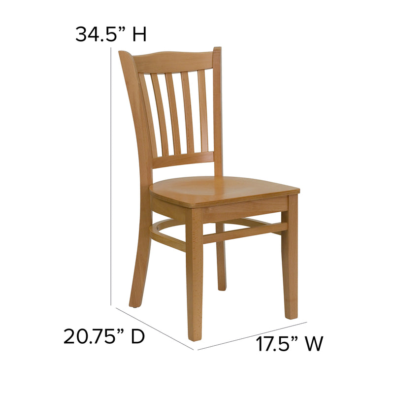 Natural Wood Dining Chair